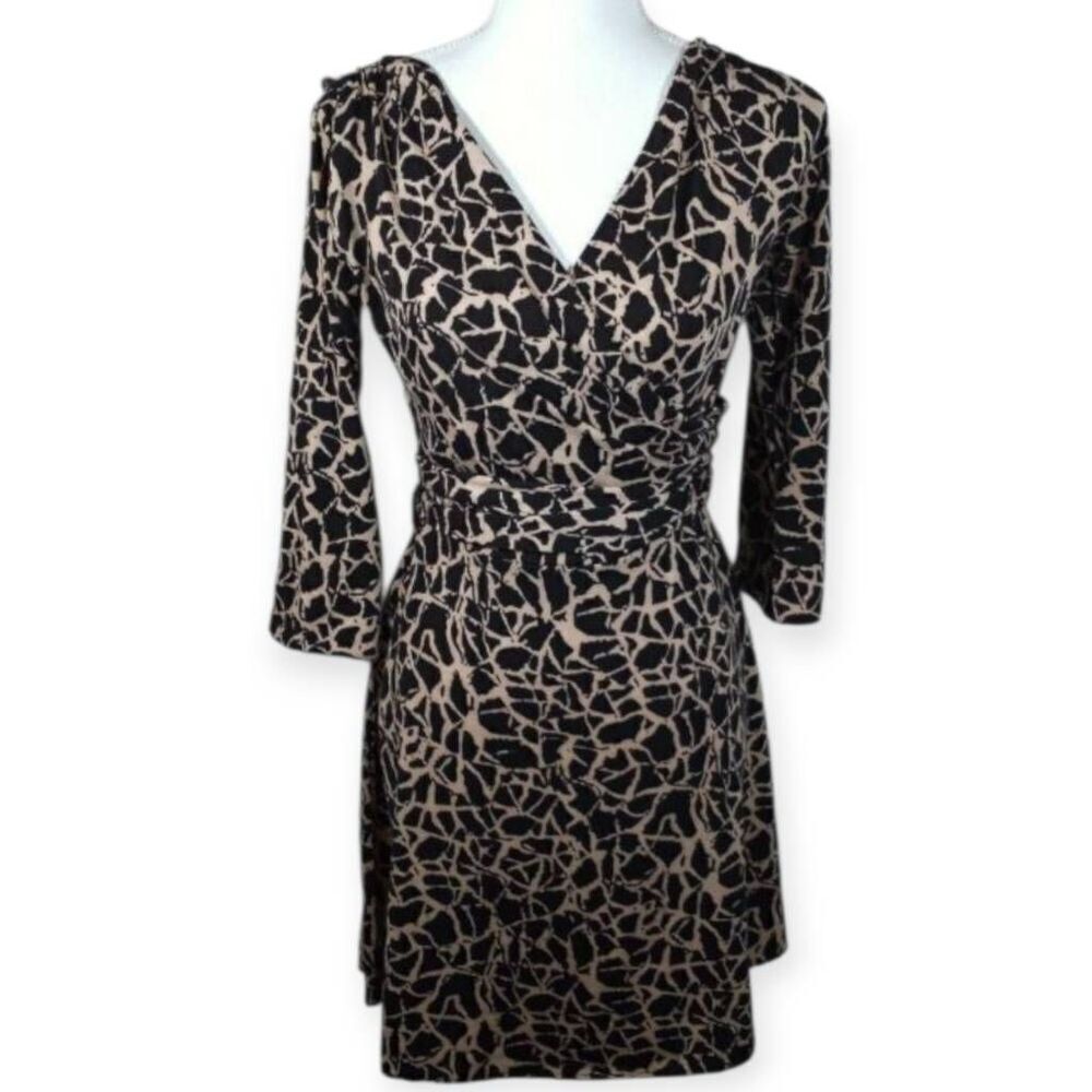 AZUL BY HOUSSY FAUX WRAP DRESS SZ.  EUC